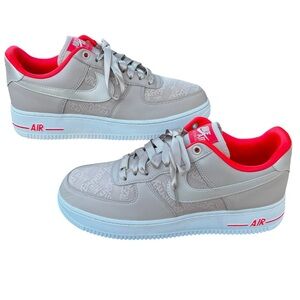 Nike Air Force 1 '07 Fossil Stone Laser Crimson Women’s 10.5